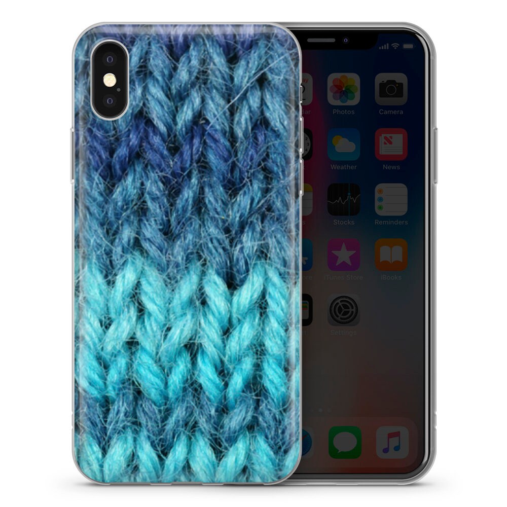 Knitted Texture, Knitting,handicrafts Phone Case Cover for