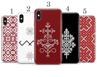Latvian ethnic symbols Latvia Latvija phone case cover for iphone samsung huawei