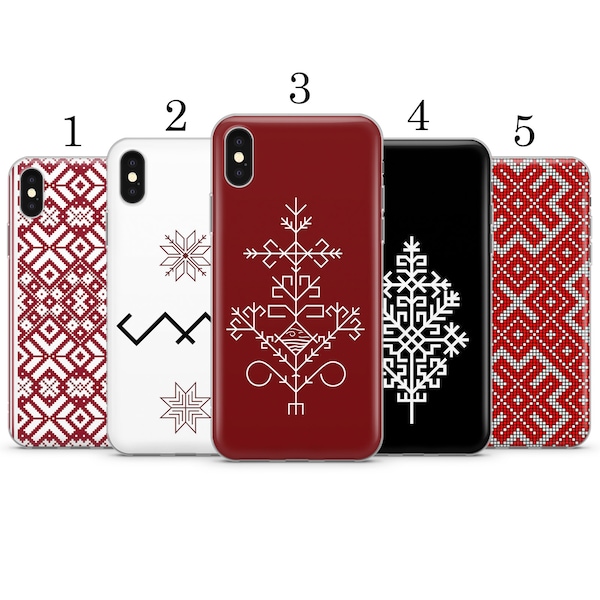 Latvian ethnic symbols Latvia Latvija phone case cover for iphone samsung huawei