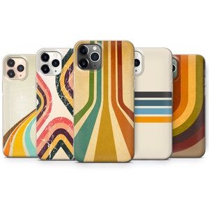 Vintage Retro Stripes phone case cover for iphone samsung huawei
