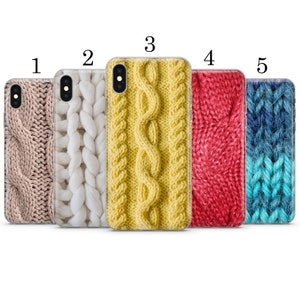 Knitted texture, knitting,handicrafts phone case cover For iPhone Samsung Huawei