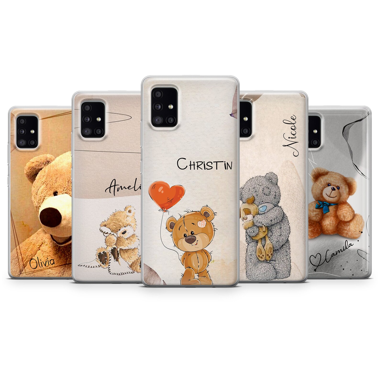 Bear Soft Toy Teddy Phone Case Fits Iph 6/6s 7/8/SE2020 Xr XS Etsy