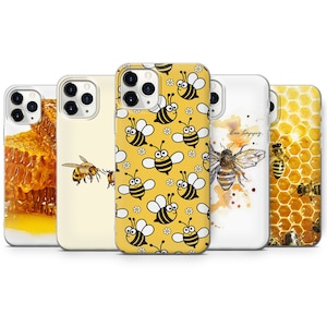 Bee, Bumble Bee, honingbij, natuur, hoes telefoonhoes Geschikt voor Galaxy A51, S20, S10+, S10, M51, A12 Iph 5,6,7,8,Xr,11,12 Pro Max, Mate 40