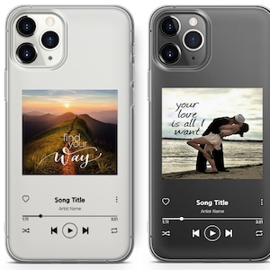 Custom Music Player Song, Your Love song Phone case cover for iPhone 7,8,X,11,12 Samsung S10,S20 A51 Huawei