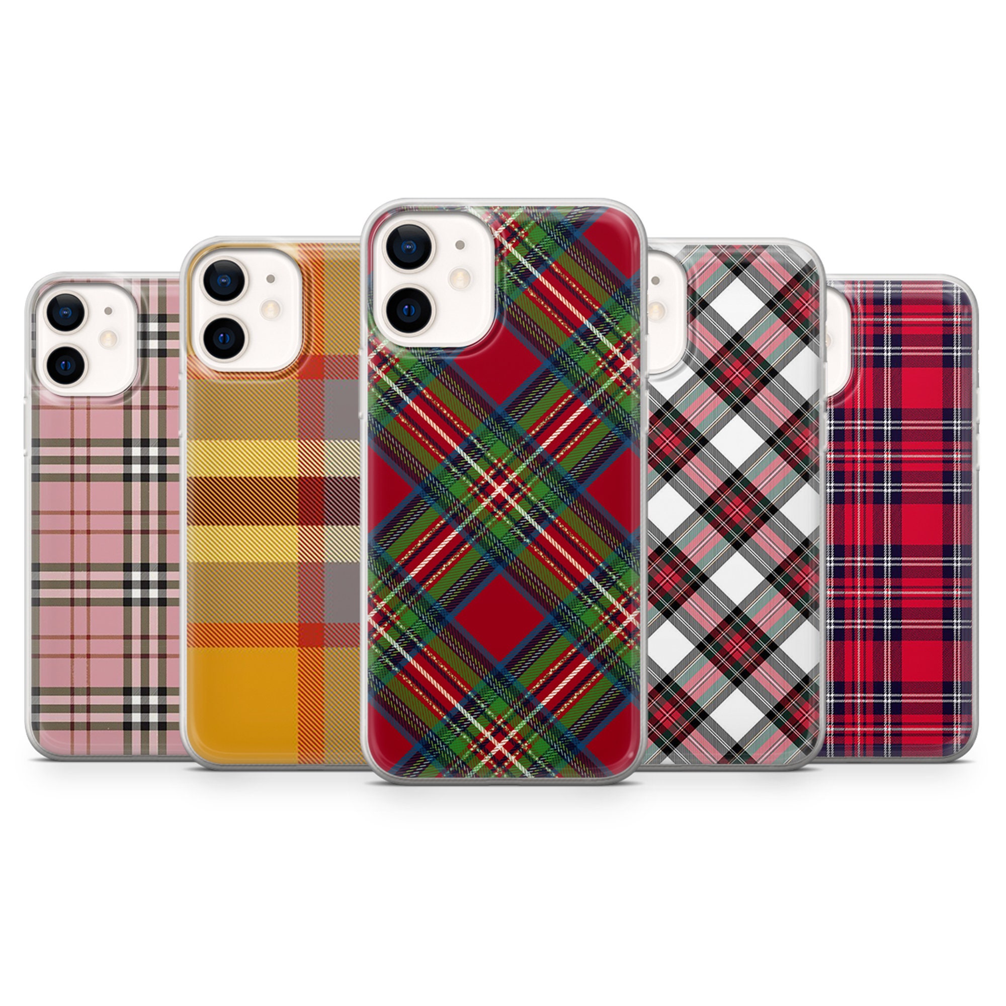 Plaid Phone Case Cover for Iphone 5678X111213 Samsung Etsy UK