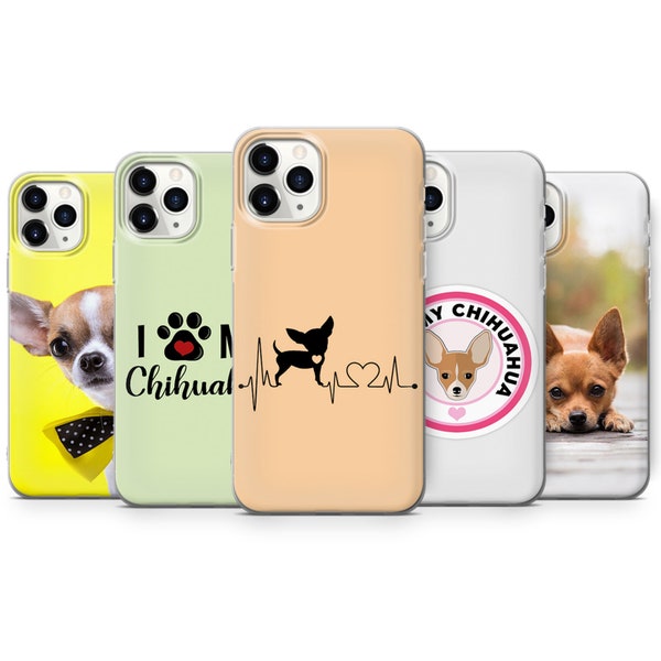 Chihuahua dog beautiful love Phone Case Cover Fit for Galaxy A51, S20, S10+,S10,M51, A12 Iph 5,6,7,8,Xr,11,12,13,13 mini Mate 40