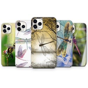 Dragonfly nature Phone case cover Fits for Galaxy A51, S20, S10+,S10,M51, A12 Iph 5,6,7,8,Xr,11,12 Pro Max, Mate 40