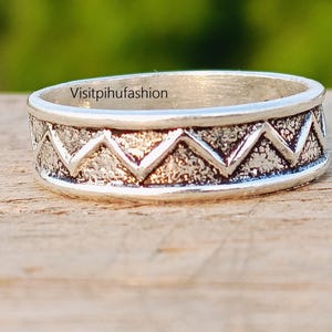 925 Sterling Silver Band Ring Solid Silver Band Ring for Women Men Sterling Silver Band Polished Silver Band Ring Thin Sterling Silver Band