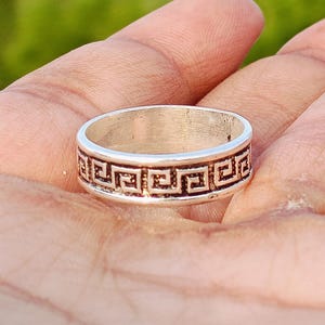 925 Sterling Silver Band Ring Solid Silver Band Ring for Women Men Sterling Silver Band Polished Silver Band Ring Thin Sterling Silver Band