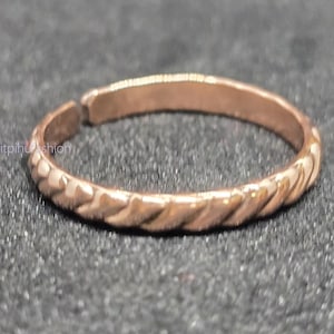 Pure Copper Wrap Ring, Handmade Copper Women Ring, Memorial Copper Band Ring, Arthritis Ring, Healing Copper Jewelry, Gift for Her
