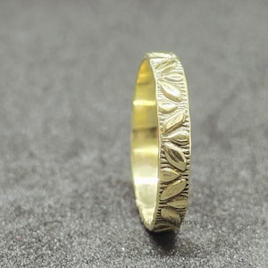 Handmade Brass Band Ring: Fidget Stacking Ring for Men & Women