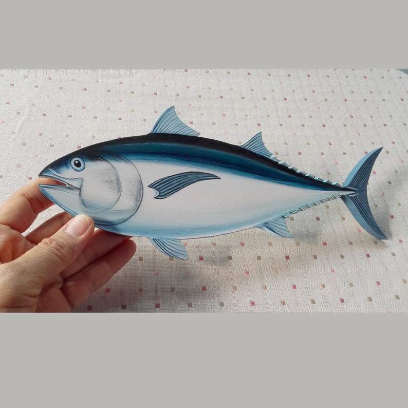 Bluefin Tuna Fridge Wooden Fish Gifts Etsy