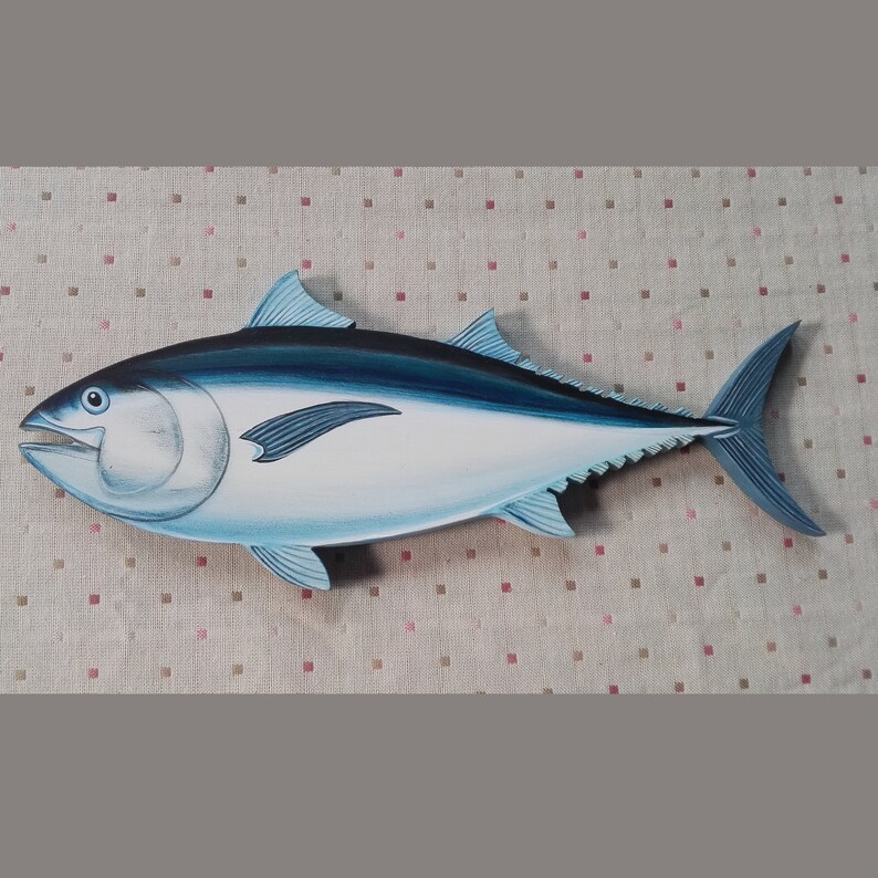 Bluefin Tuna Fridge Wooden Fish Gifts Etsy