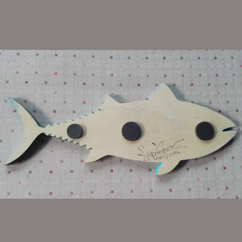 Bluefin Tuna Fridge Wooden Fish Gifts Etsy