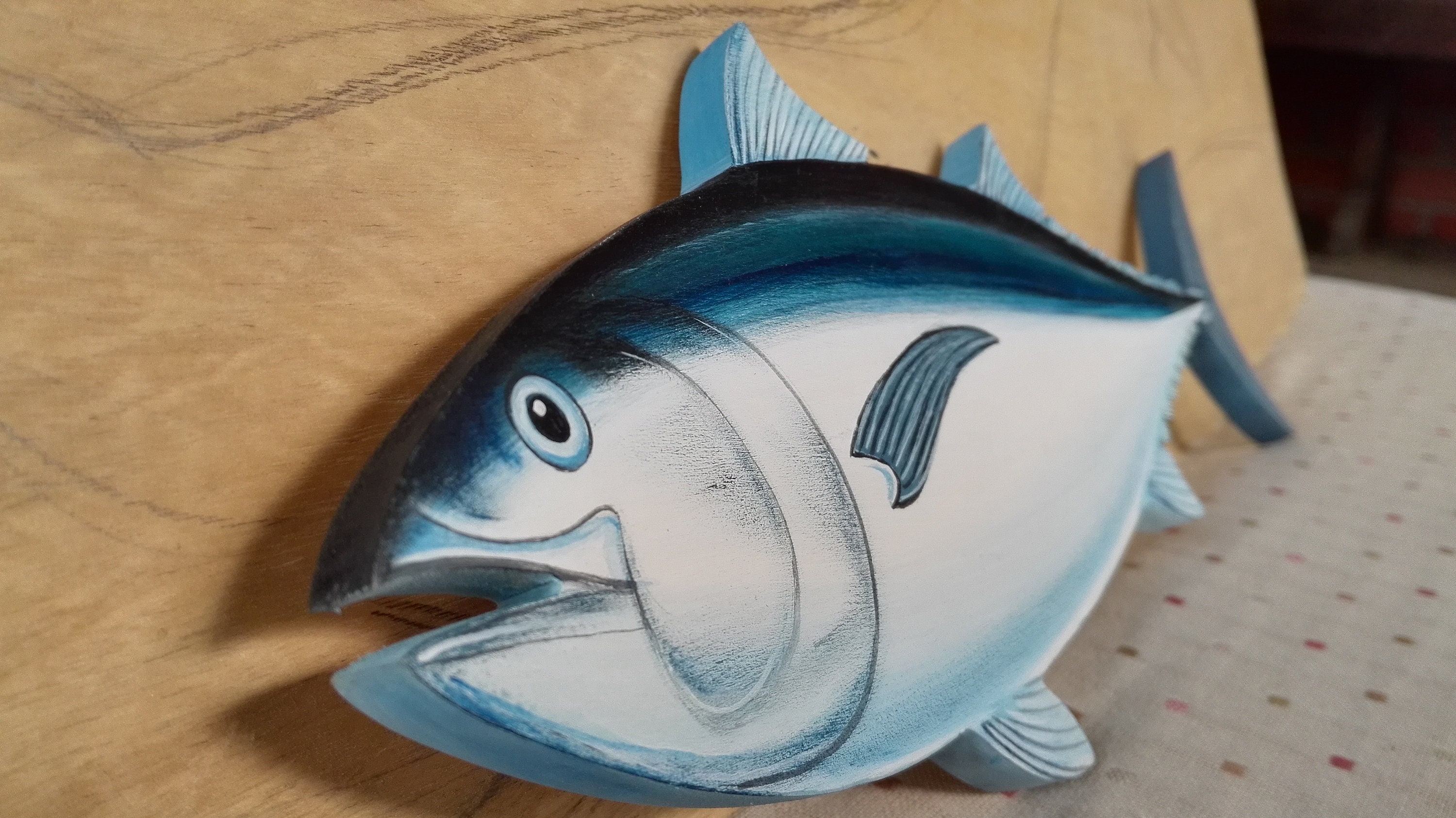 Bluefin Tuna Magnet Fridge Wooden Fish Magnet-birthday Gifts - Etsy