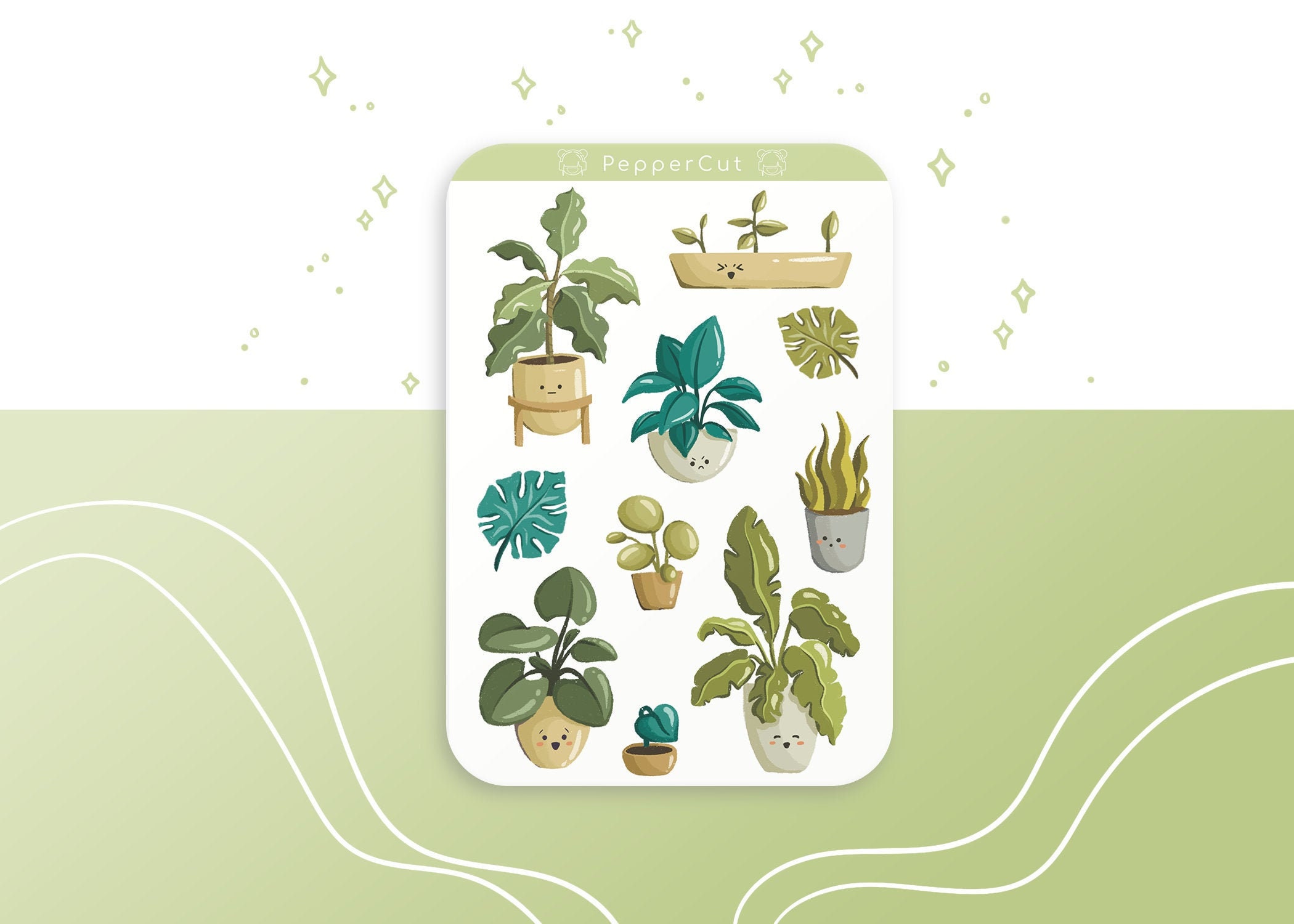 Emotional Plants Sticker Sheet | Planner Stickers, Bullet Journaling,…
