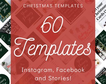 Canva Weihnachten Social Media Templates