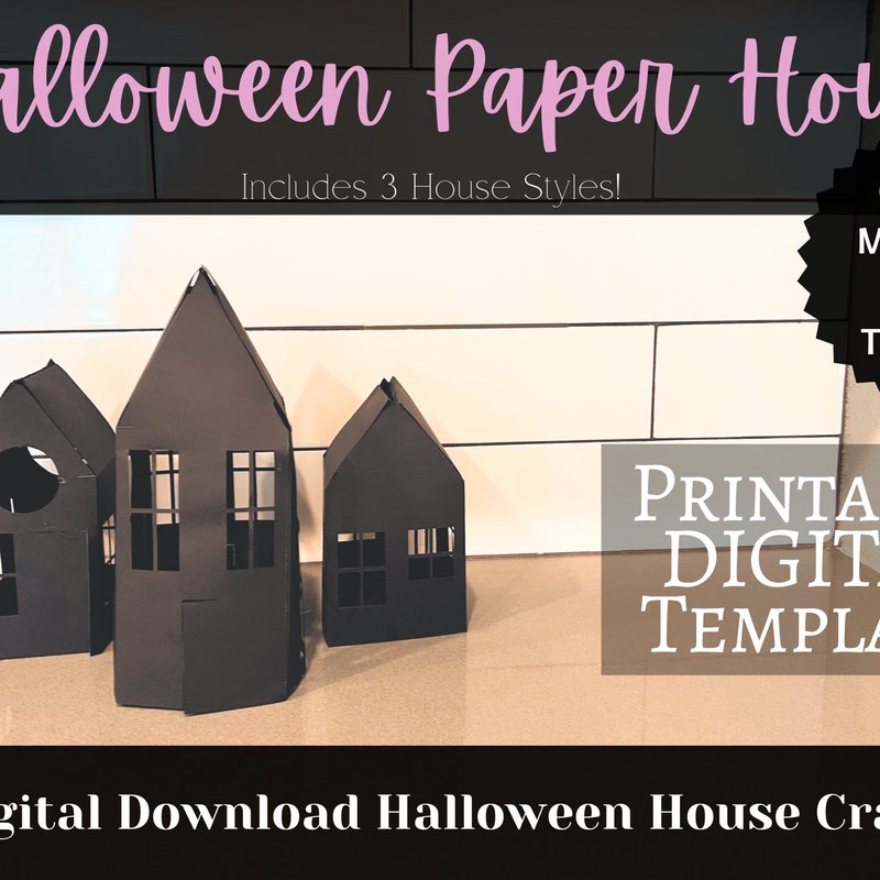 Cardboard House Pattern Etsy