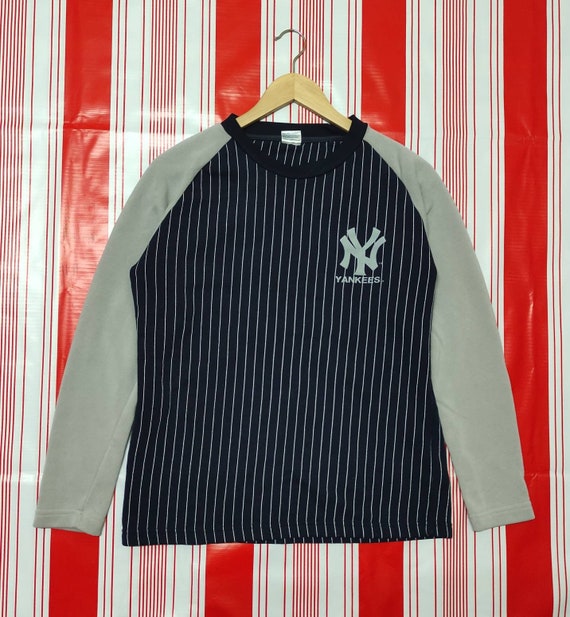 Vintage Yankees Mlb Long Sleeve Shirt Tag M Good Fit S 