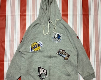 Vintage Ounk NBA Hoodie Sweater zipper jacket pullover jumper