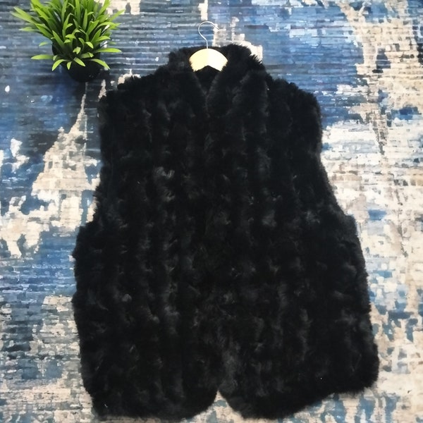 Vintage Japanese Fur sleeveless IFSIXWASNINE Jacket