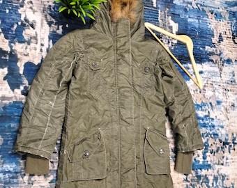 Chaqueta de piel Von Dutch, talla para mujer