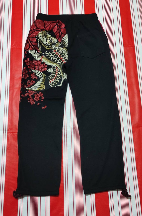 Vintage Japanese Brand Fish Koi Trackpant Jogger Pants -  Canada