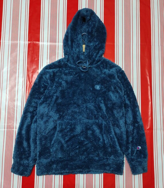 Vintage Champion Fleece Hoodie Sweater Pullover M Size - Etsy Ireland