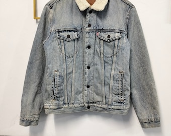 Levis denim Sherpa Fur lined Jacket