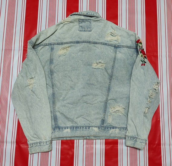 Zara denim jacket 2025 with full sleeves