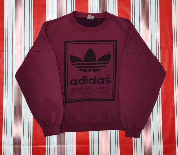 Adidas crew shop neck jumper