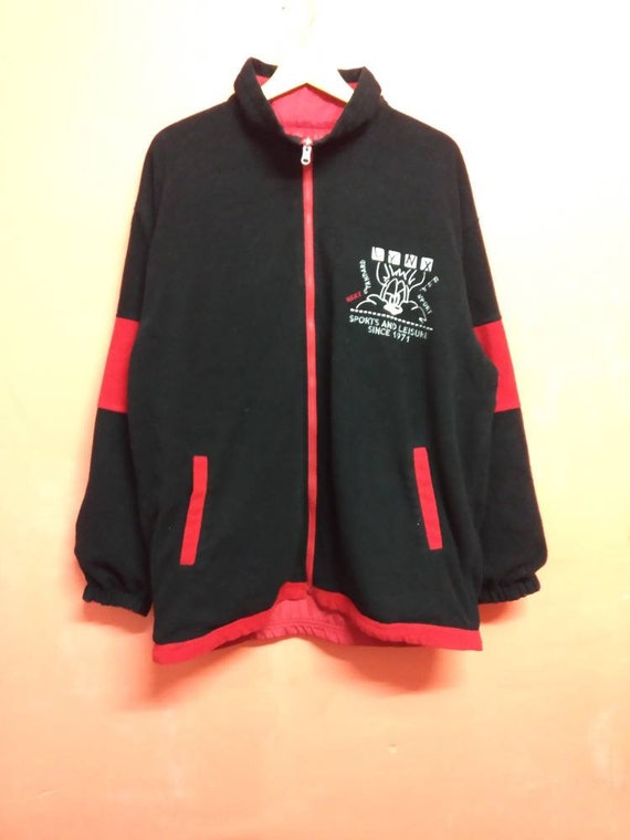 Vintage 90s Lynx Usa light jacket fleece  sweater… - image 2