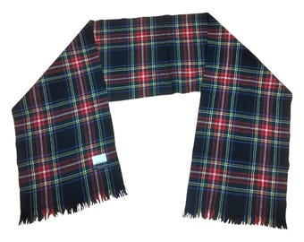 Number (N)ine tartan plaid muffler scarf made in Japan