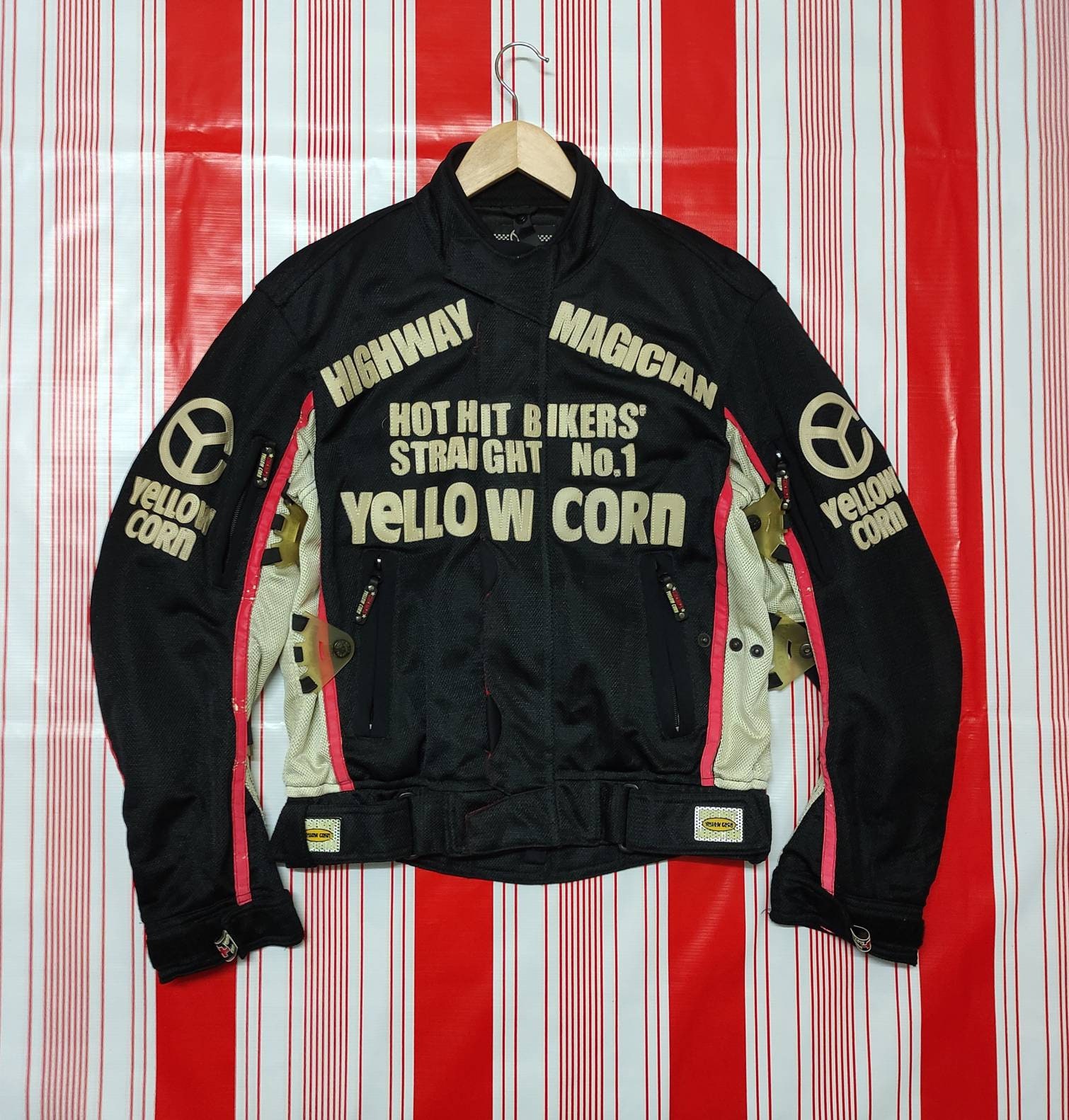 Vintage Yellow Corn Racing Jacket Motorsport Equipment Big - Etsy