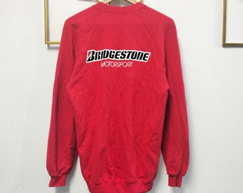 Vintage Bridgestone Multicolour Sweatshirt Medium Size