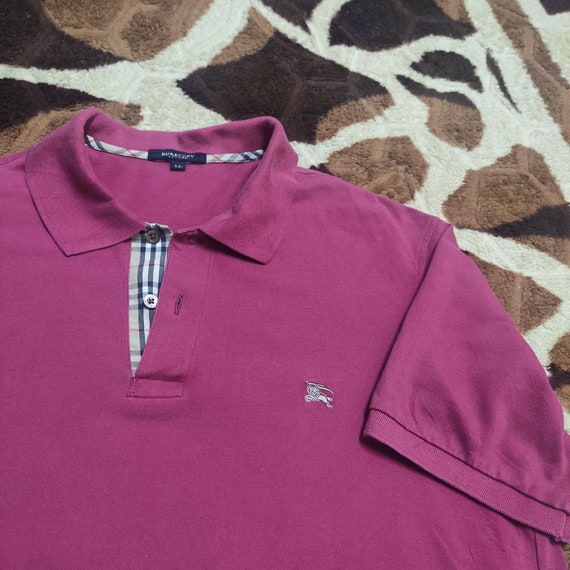 Polo vintage Burberrys con piccolo logo etichetta LL vestibilita comoda taglia media da uomo. Etsy Italia