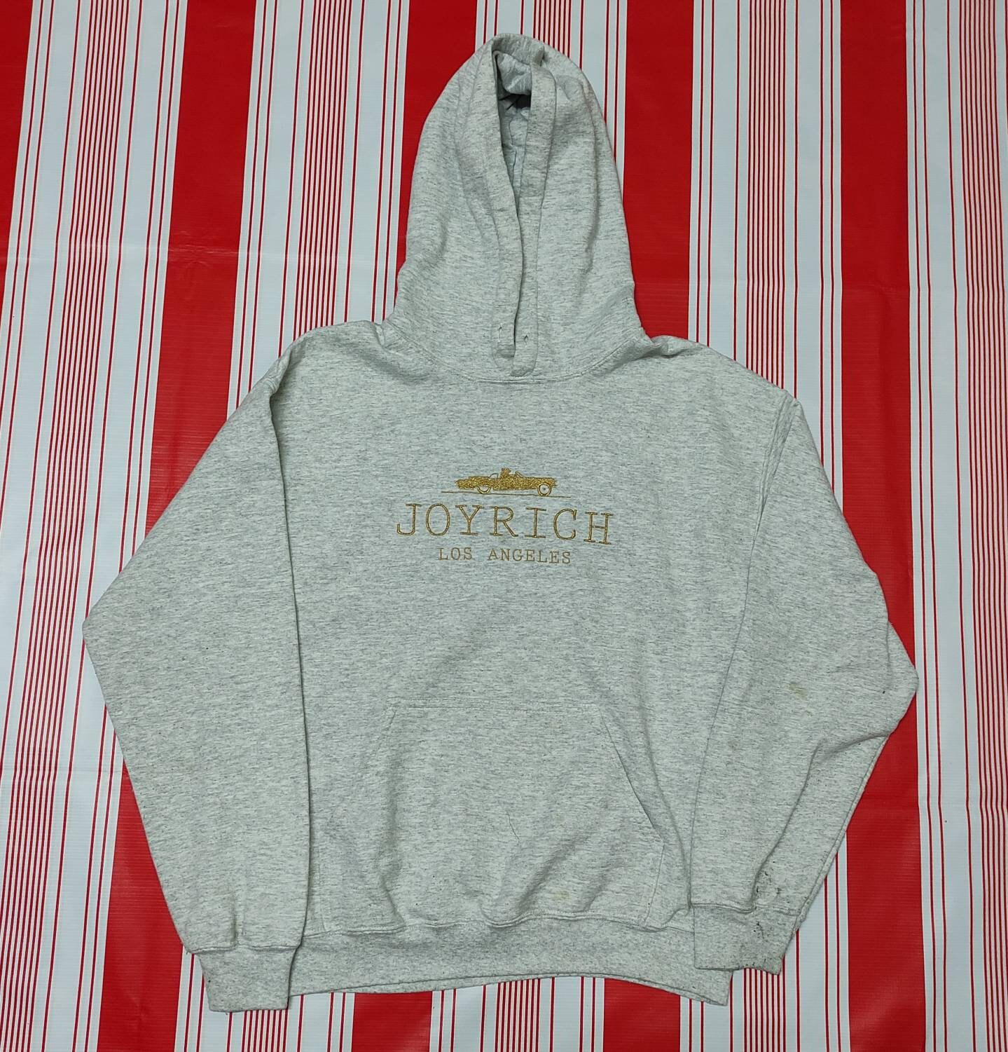 Vintage Joyrich Los Angeles Hoodie Pullover Jumpers Sweater M Size