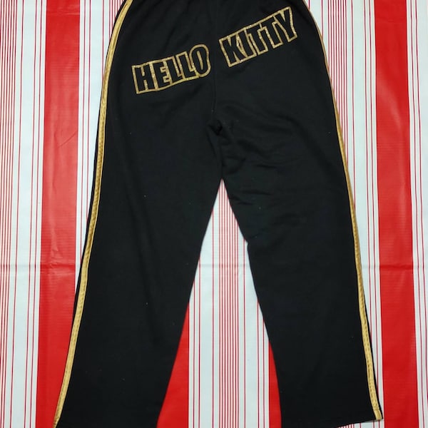 Vintage Hello Kitty  Trackpants Hello Kitty tracksuit Jogger pants // Refer measurement //