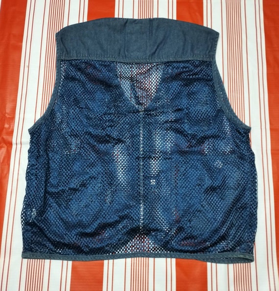 Vintage Japanese Brand Multipocket Denim Tactical Vest