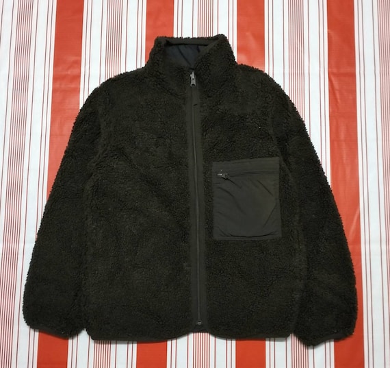 Vintage Japanese brand  fleece reversible Sweater… - image 1