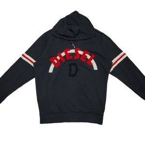 Diesel Spellout Logo big logo Hoodie Sweater Pullover L Size