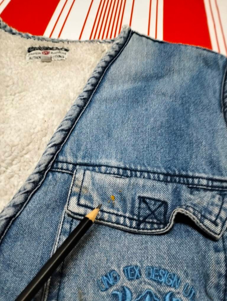90s USA製 Levi'sリーバイス 70598 デカパッチ カットオフ