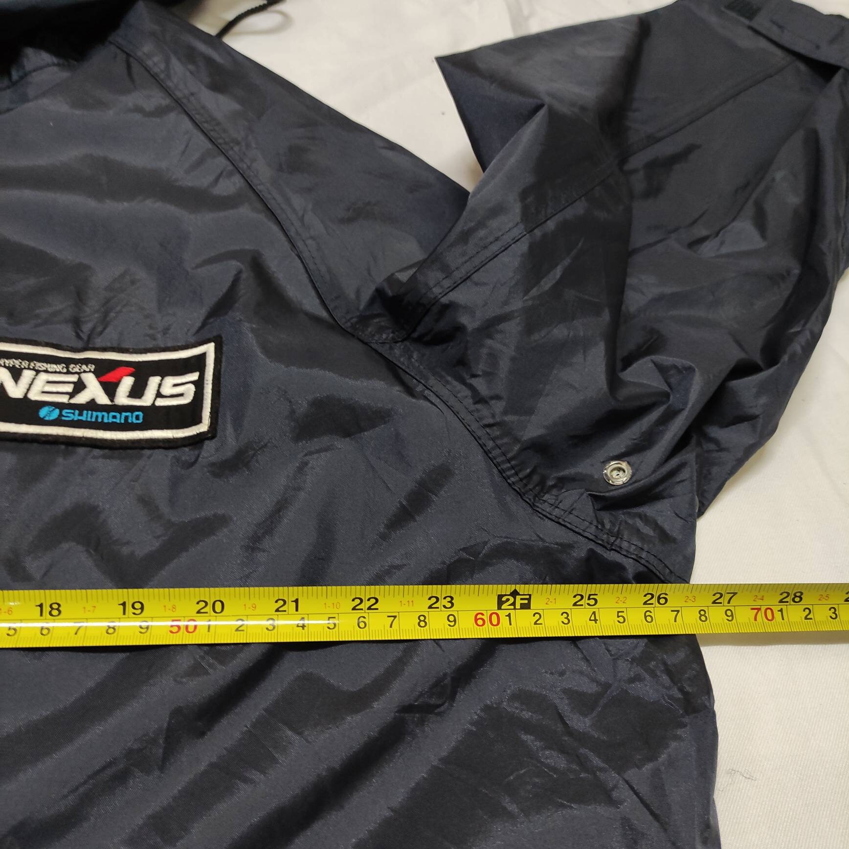 Vintage Nexus Hyper Fishing Gear Shimano Hoodie Jacket Raincoat Fishing Jacket Style L Size