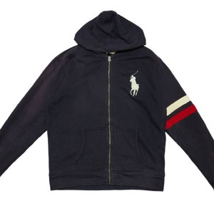 Polo Ralph Lauren Hoodie Sweater Fully Zipper Jumpers  XL size
