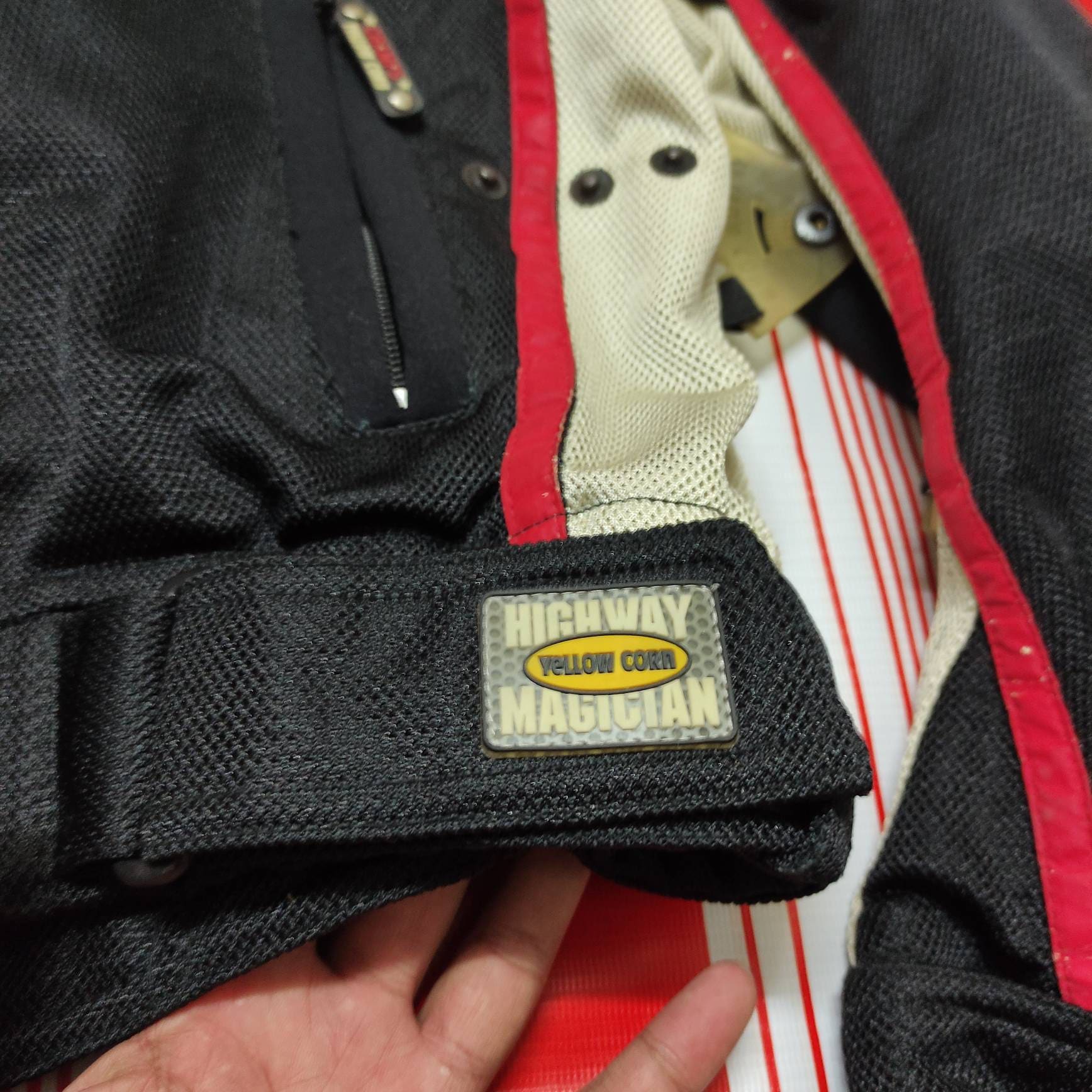 Vintage Yellow Corn Racing Jacket Motorsport Equipment Big