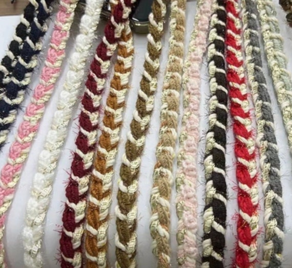 Ribbon trim, decor trimming for costume design sewing bridal trim headwear dress coat cuff collar bag home deco Sold by 1 yard