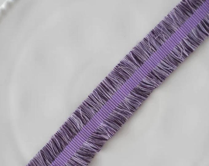 Fringe Ribbon Trim, Sewing Embellishment, Costume Design (Sold by 1 Yard)