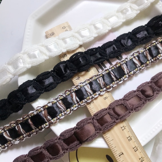 Lace trim, decor trimming for costume design sewing embellishment bridal trim headwear dress coat cuff collar bag home deco Sold by 1 yard