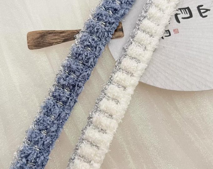 Textured Lace Trim, Costume Design, Sewing Embellishment, Sold by 1 Yard