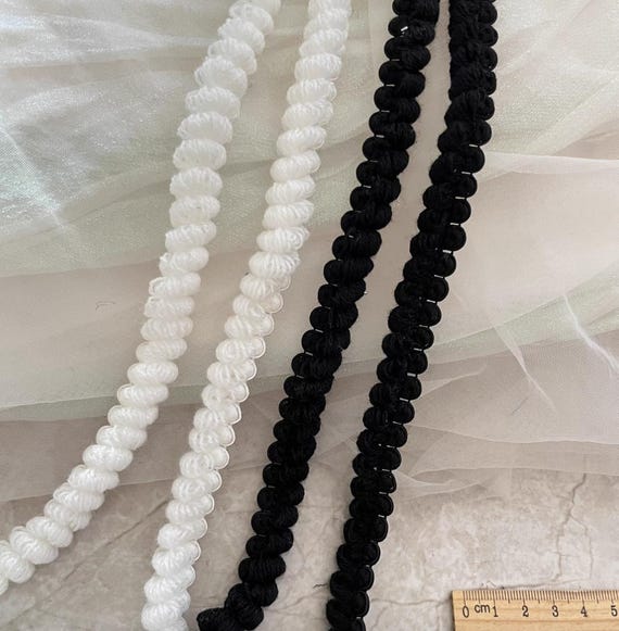 Ribbon trim, decor trimming for costume design sewing embellishment bridal trim headwear dress coat cuff collar bag home deco Sold by 1 yard